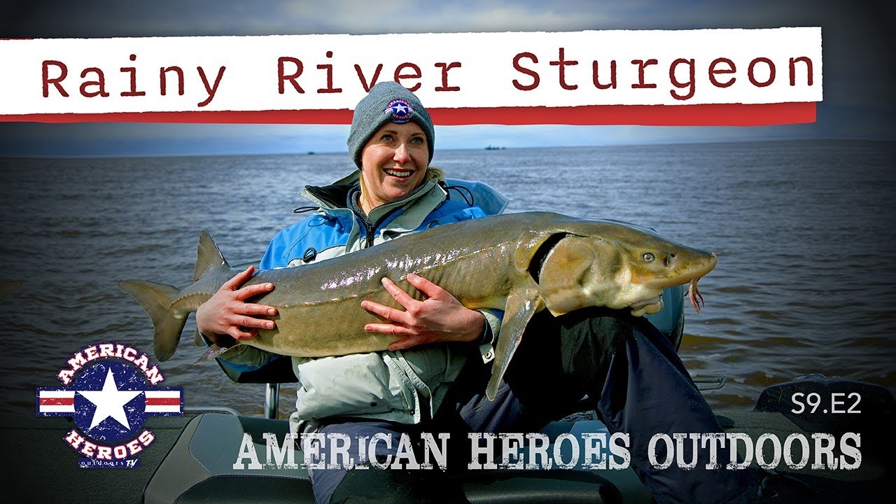 American Heroes Outdoors Television RAINY RIVER STURGEON Season 9
