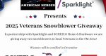 2025 Veterans Snowblower Giveaway