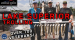 Lake Trout and Salmon Trolling on Lake Superior with Veterans