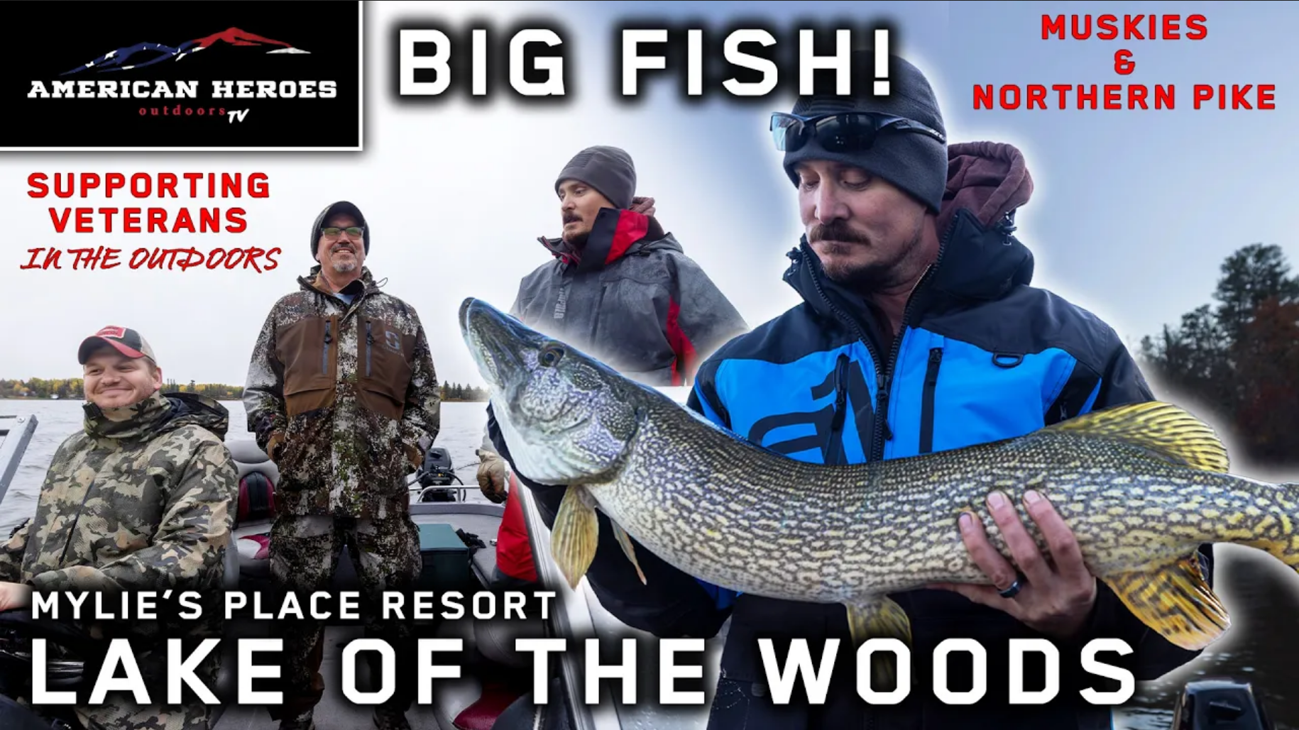 BIG FISH! Fall Muskies and Northern Pike - LAKE OF THE WOODS