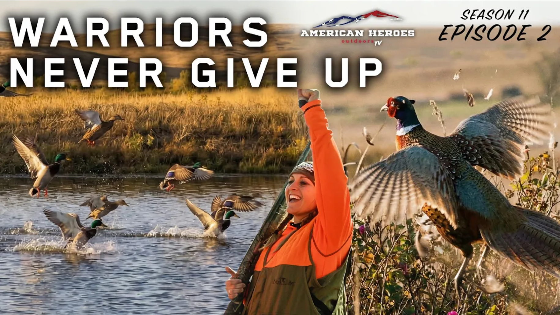 WARRIORS NEVER GIVE UP! - Duck and Pheasant Hunting in South Dakota!